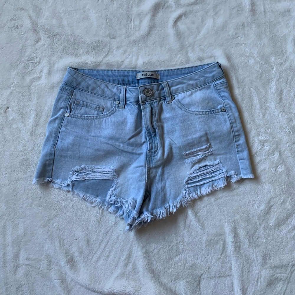 High Waisted Jean Short